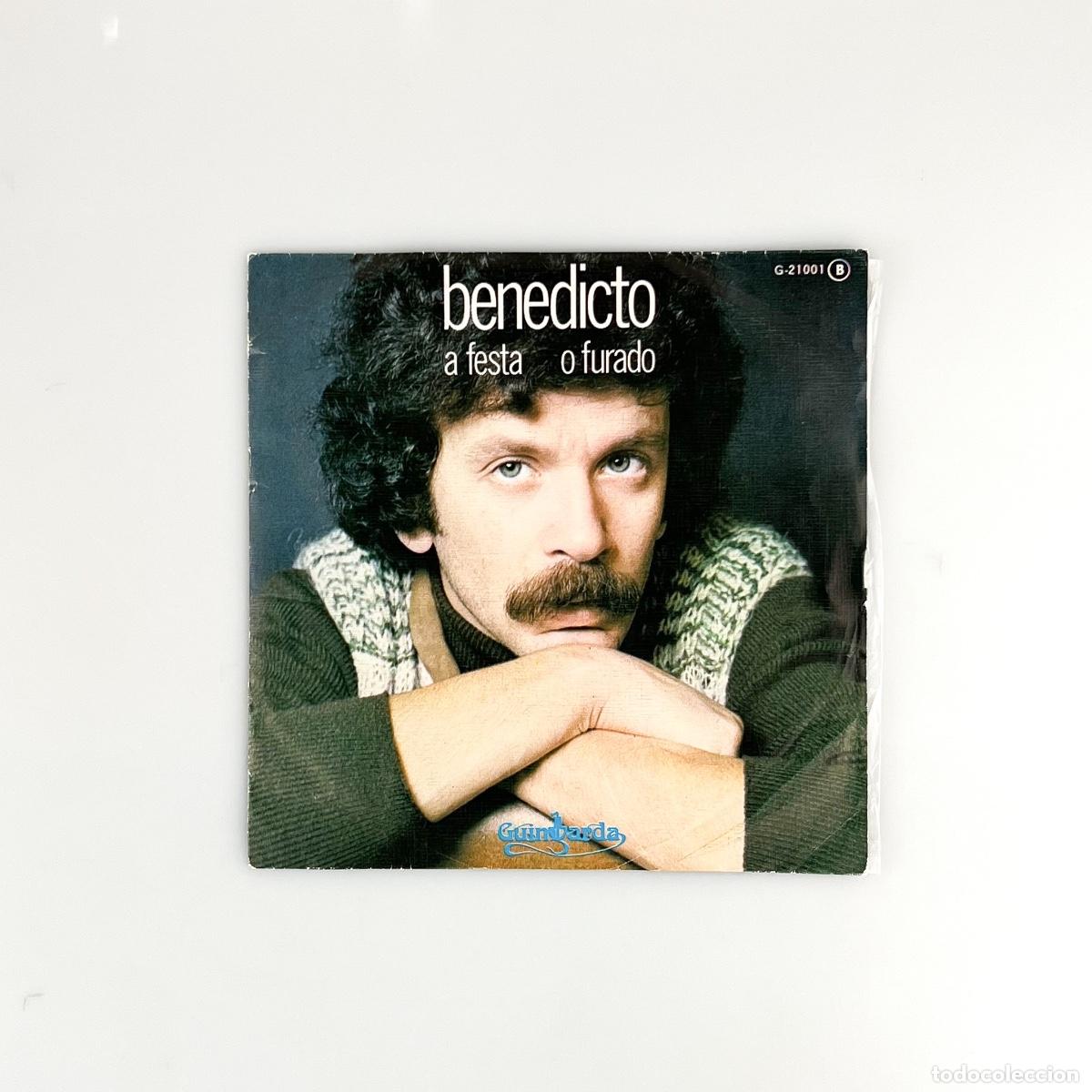 Discos de vinilo: SINGLE. Benedicto. A Festa / O Furado - Foto 1