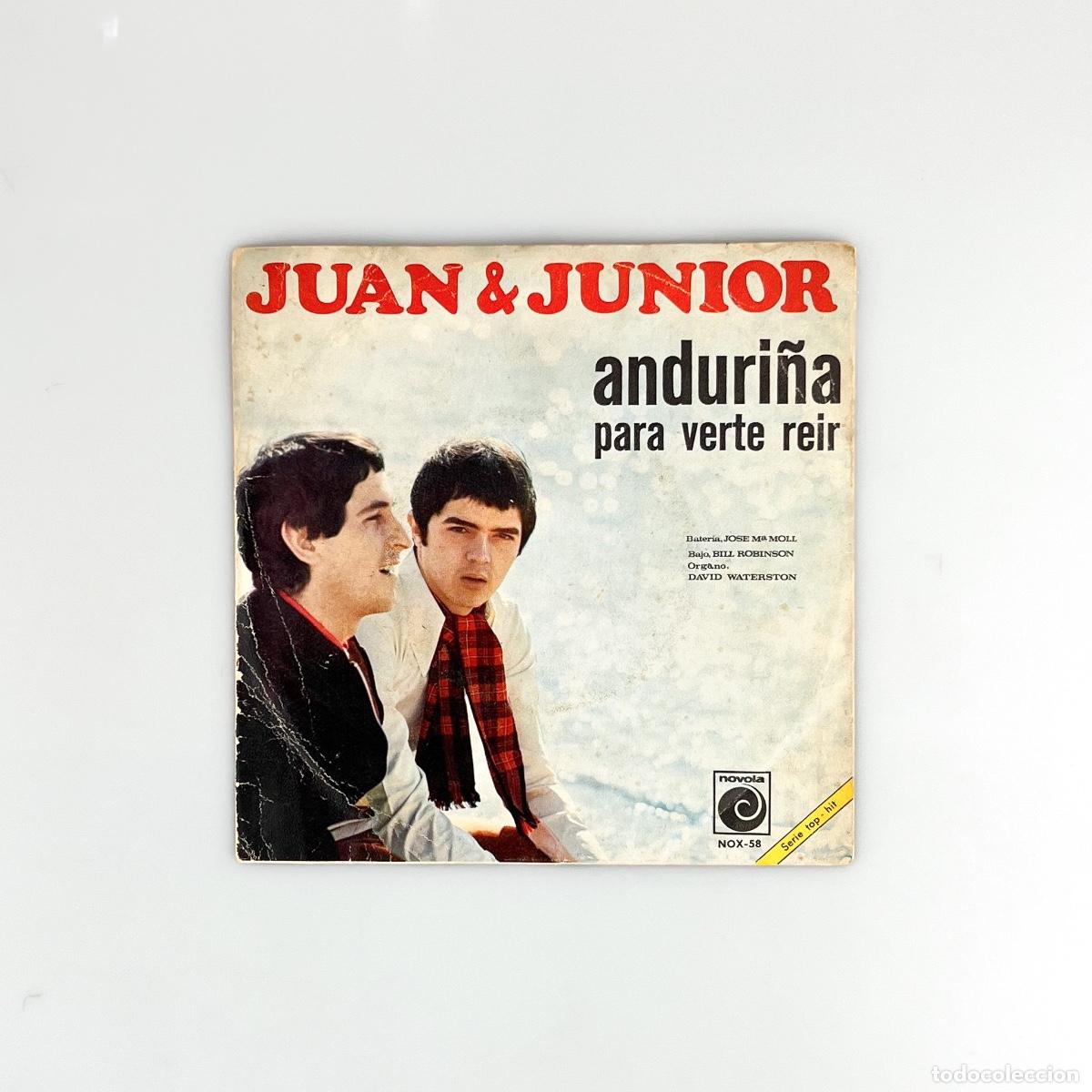 Discos de vinilo: SINGLE. Juan & Junior. Anduri&ntilde;a - Foto 1