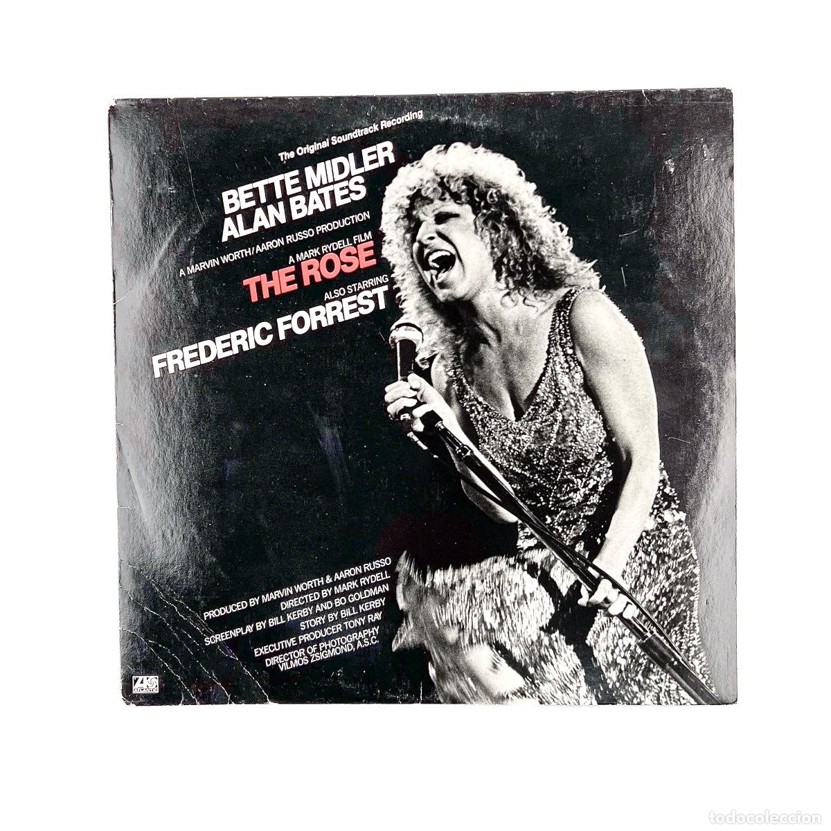 Vinyl records: LP. Bette Midler. The Rose - The Original Soundtrack Recording