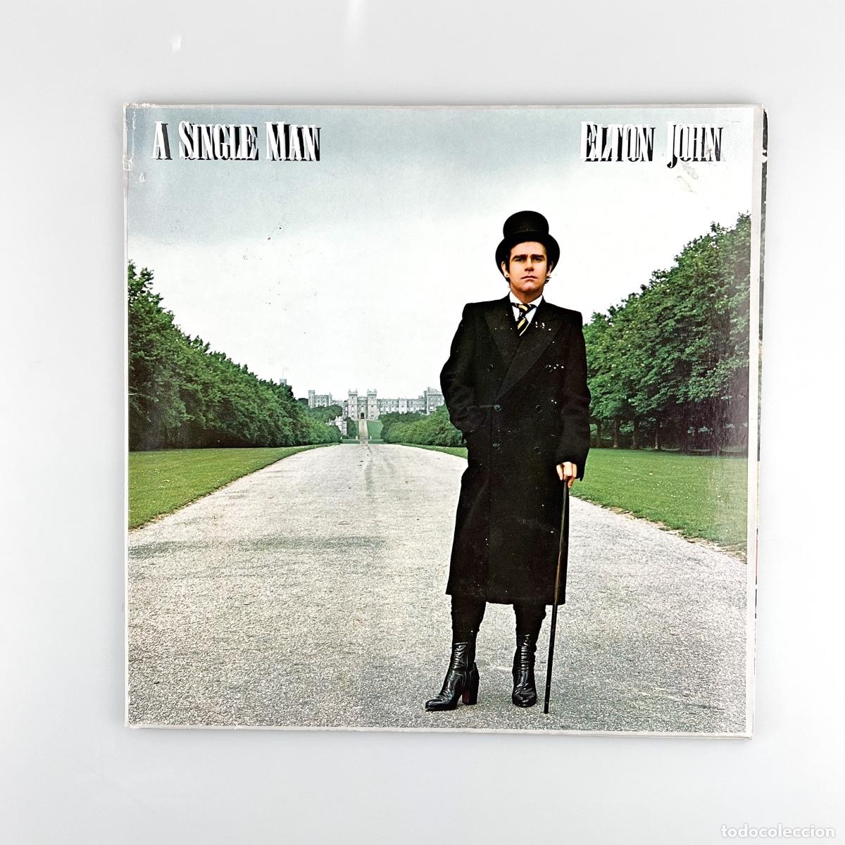 Vinyl records: LP. Elton John. A Single Man