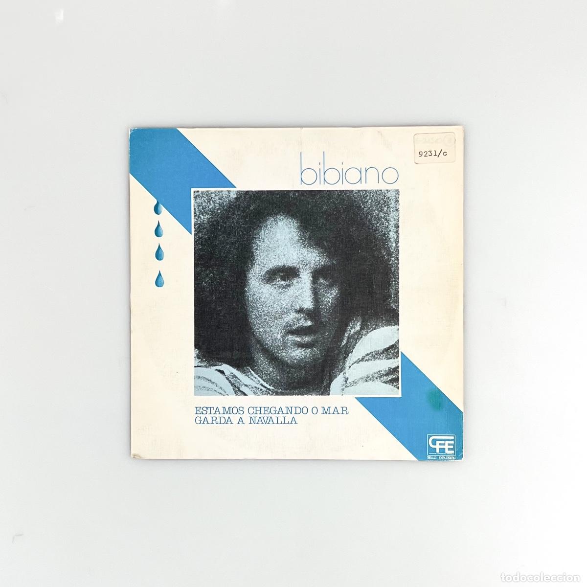 Vinyl records: SINGLE. Bibiano. Estamos Chegando O Mar / Garda A Navalla