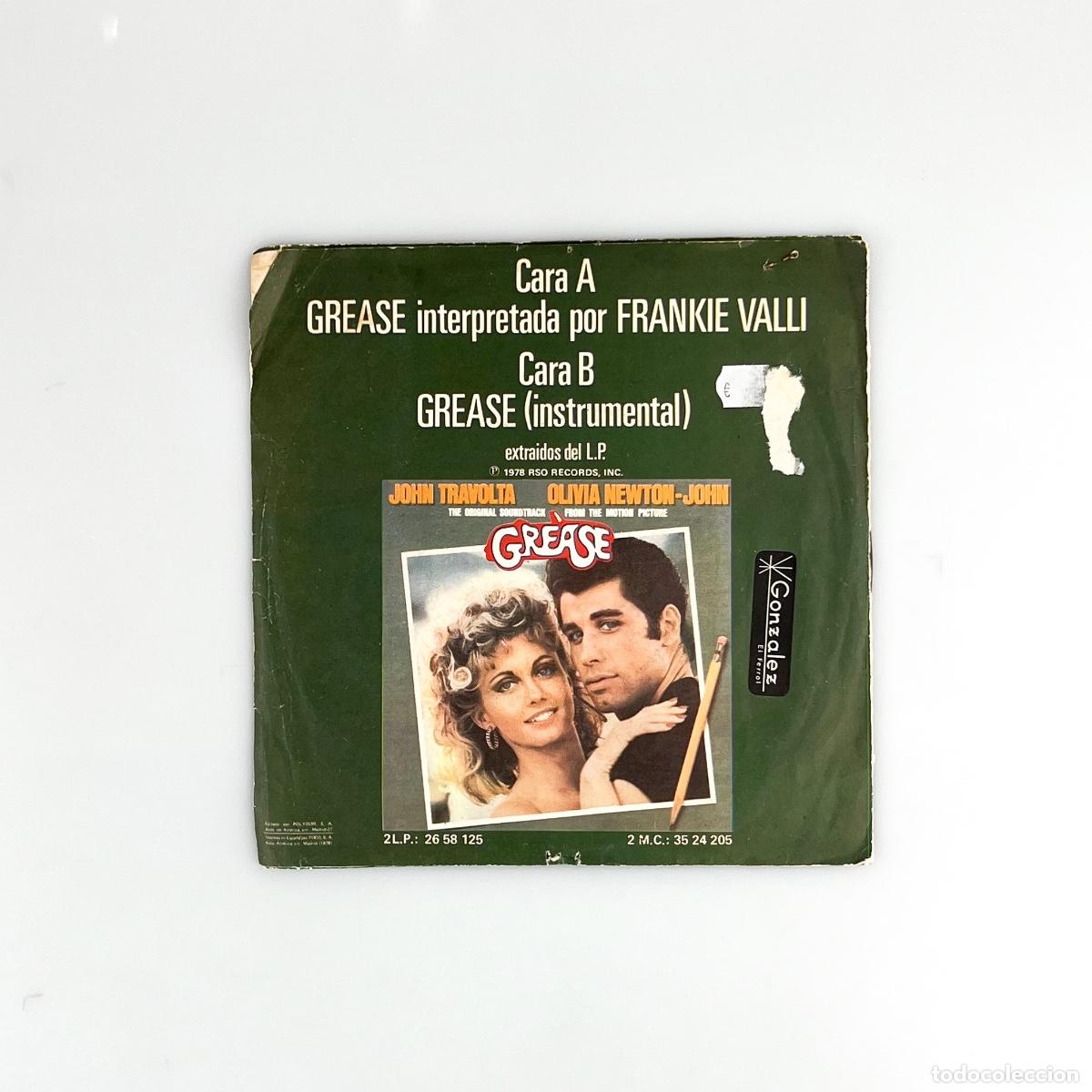 Discos de vinilo: SINGLE. Frankie Valli. Grease. - Foto 2