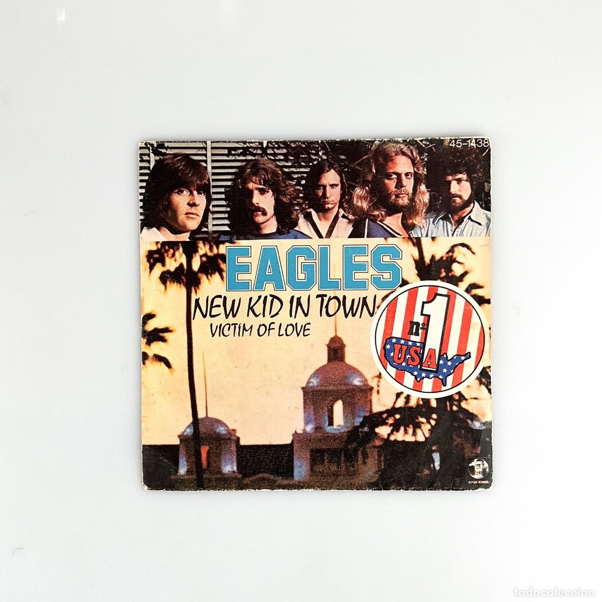 Vinyl records: SINGLE. Eagles. New Kid In Town