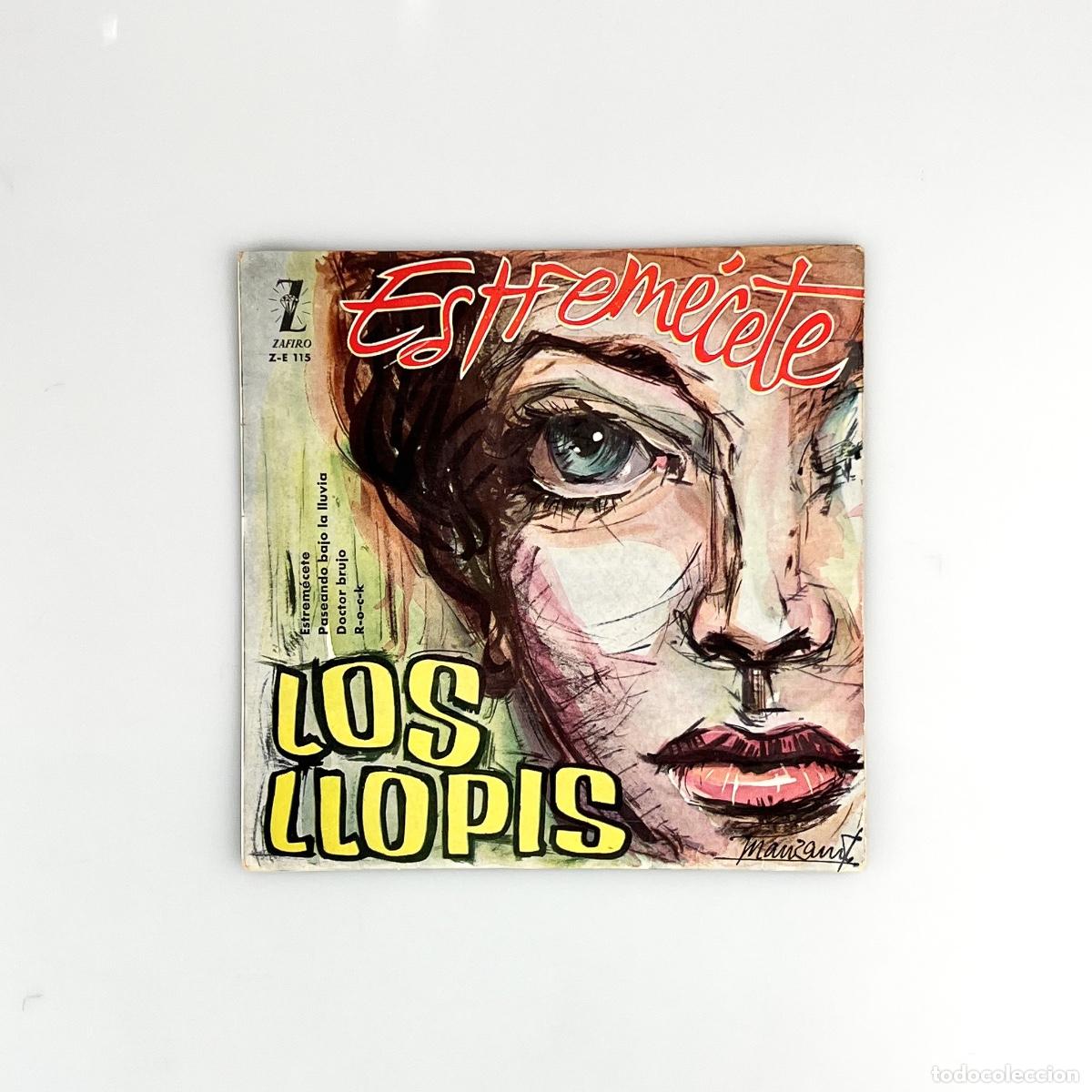 Vinyl records: SINGLE. Los Llopis. Estrem&eacute;cete
