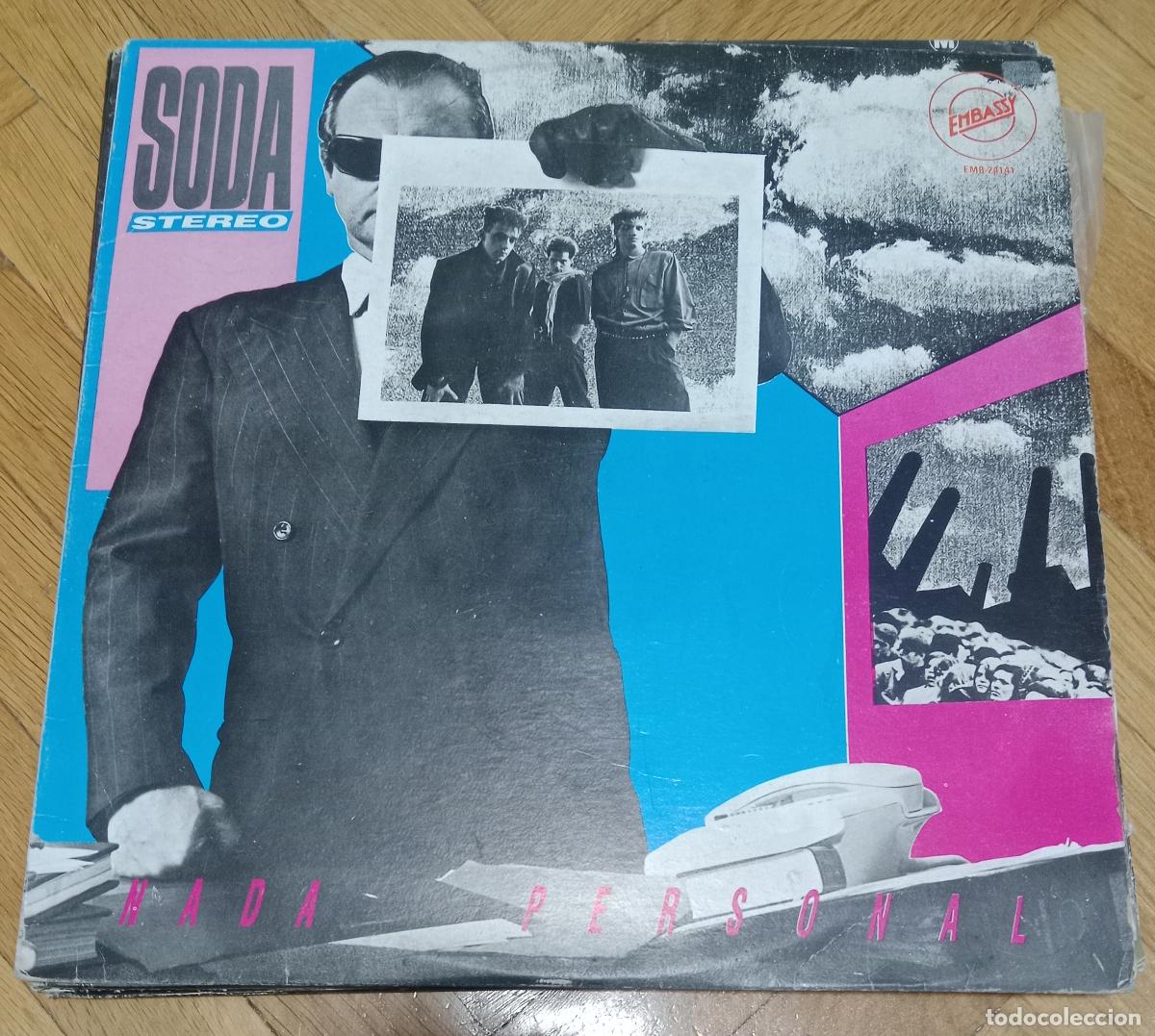 Discos de vinilo: Soda Stereo &lrm;&ndash; Nada Personal Lp Mexico 1985