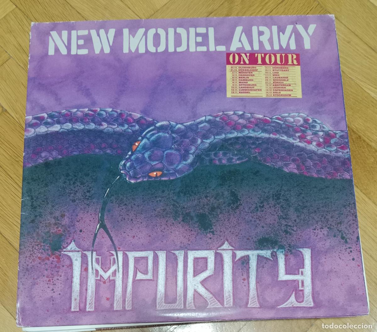 Discos de vinilo: New Model Army &lrm;&ndash; Impurity Lp Europa 1990