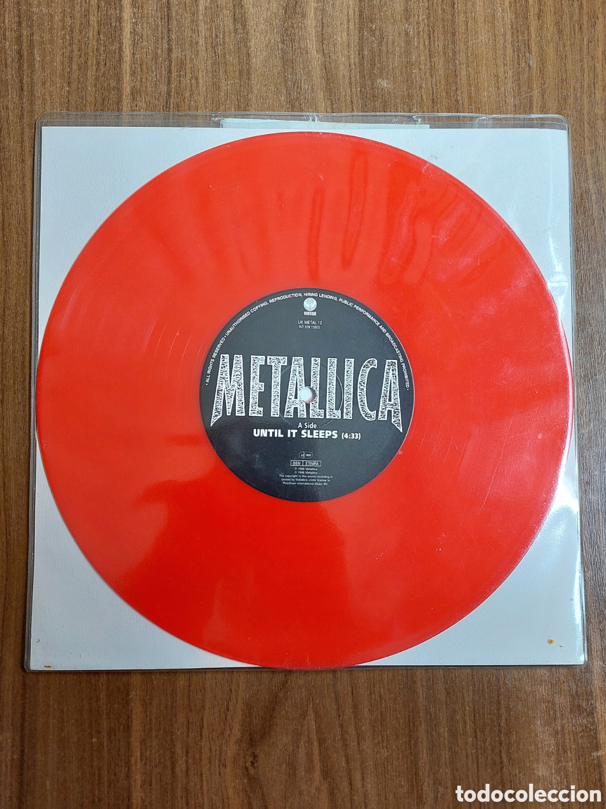 Discos de vinilo: (Vinilo) Metallica - Until it sleeps