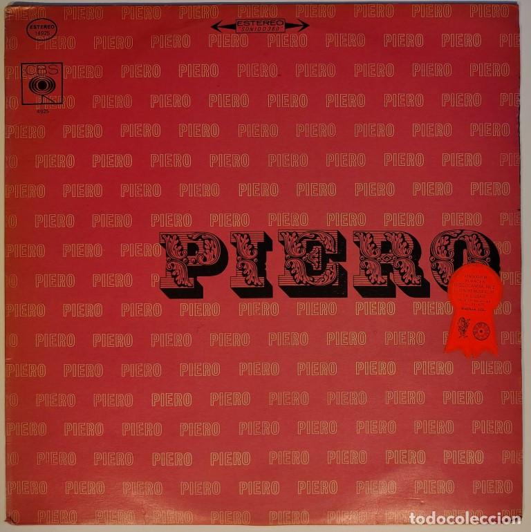 Discos de vinilo: Piero. Con Jorge L&oacute;pez y su Orquesta. CBS, Colombia 1978 LP (14925)