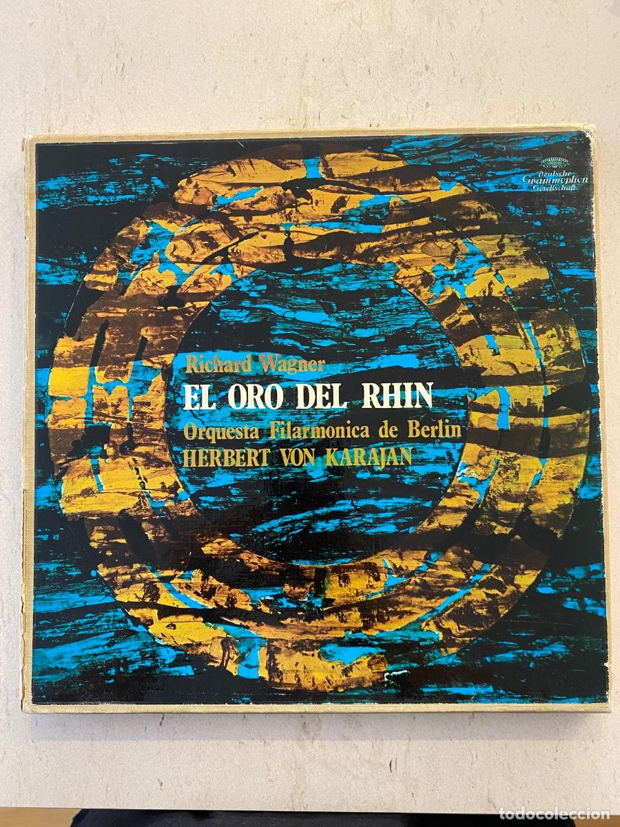 Discos de vinilo: CAJA VINILOS RICHARD WAGNER (EL ORO DEL RHIN, 3 DISCOS)