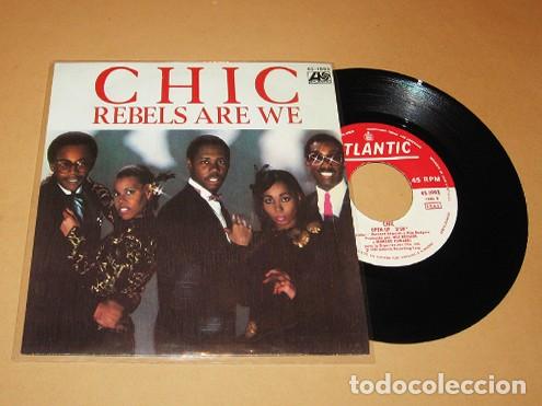 Discos de vinilo: CHIC / NILE RODGERS - REBELS ARE WE - SINGLE - 1980