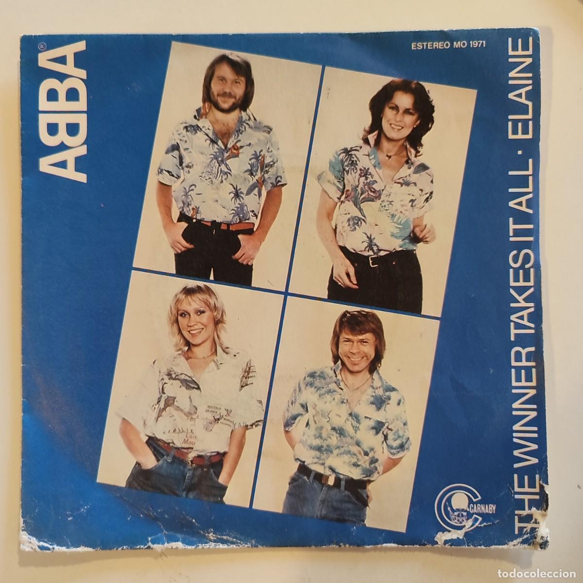 Discos de vinilo: The Winner Takes It All / Elaine - ABBA