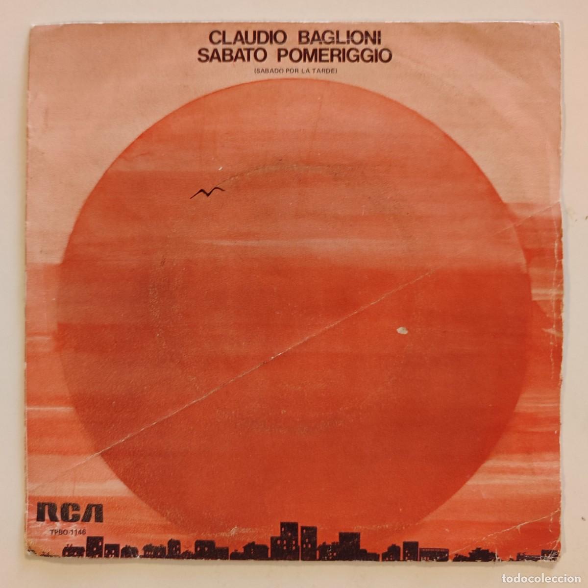 Discos de vinilo: Sabato Pomeriggio - Claudio Baglioni