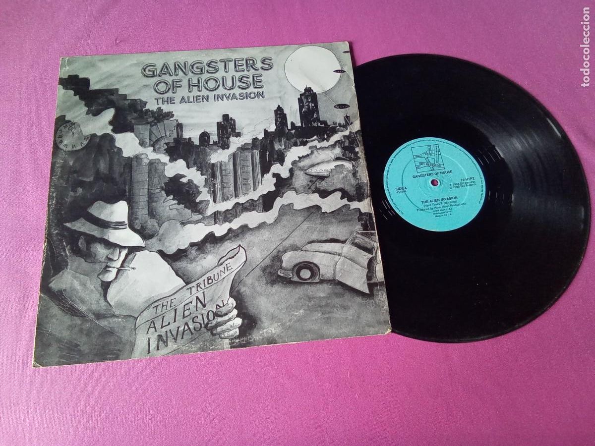 Discos de vinilo: GANGSTERS OF HOUSE THE ALIEN INVASION LP L31 3