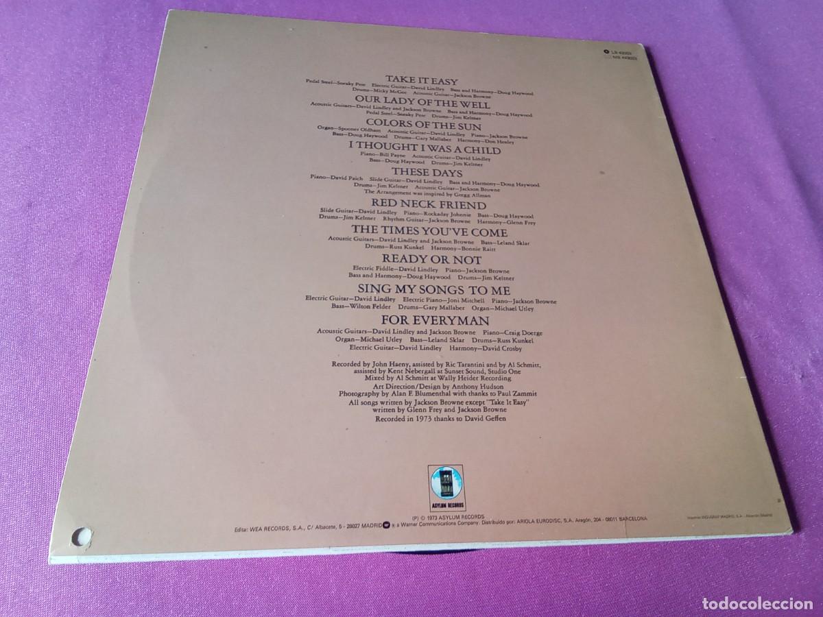 Discos de vinilo: JACKSON BROWNE FOR EVERYMAN 1973 LP L31 3 - Foto 4