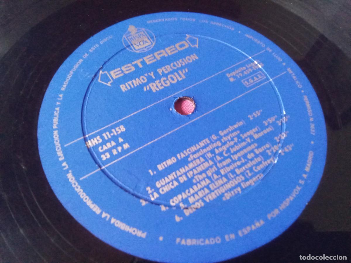 Discos de vinilo: RITMO Y PERCUSI&Oacute;N REGOLI 1968 LP L31 3 - Foto 2