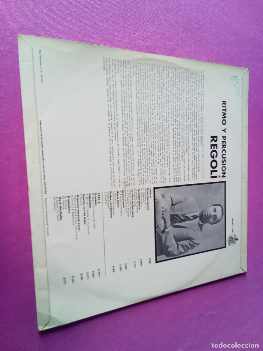 Discos de vinilo: RITMO Y PERCUSI&Oacute;N REGOLI 1968 LP L31 3 - Foto 5