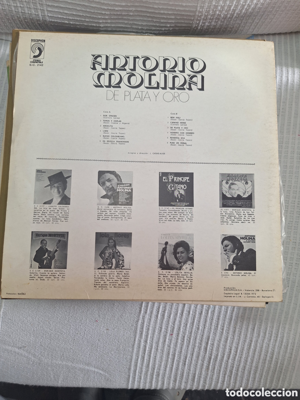 Discos de vinilo: Vinilo antonio molina - Foto 2