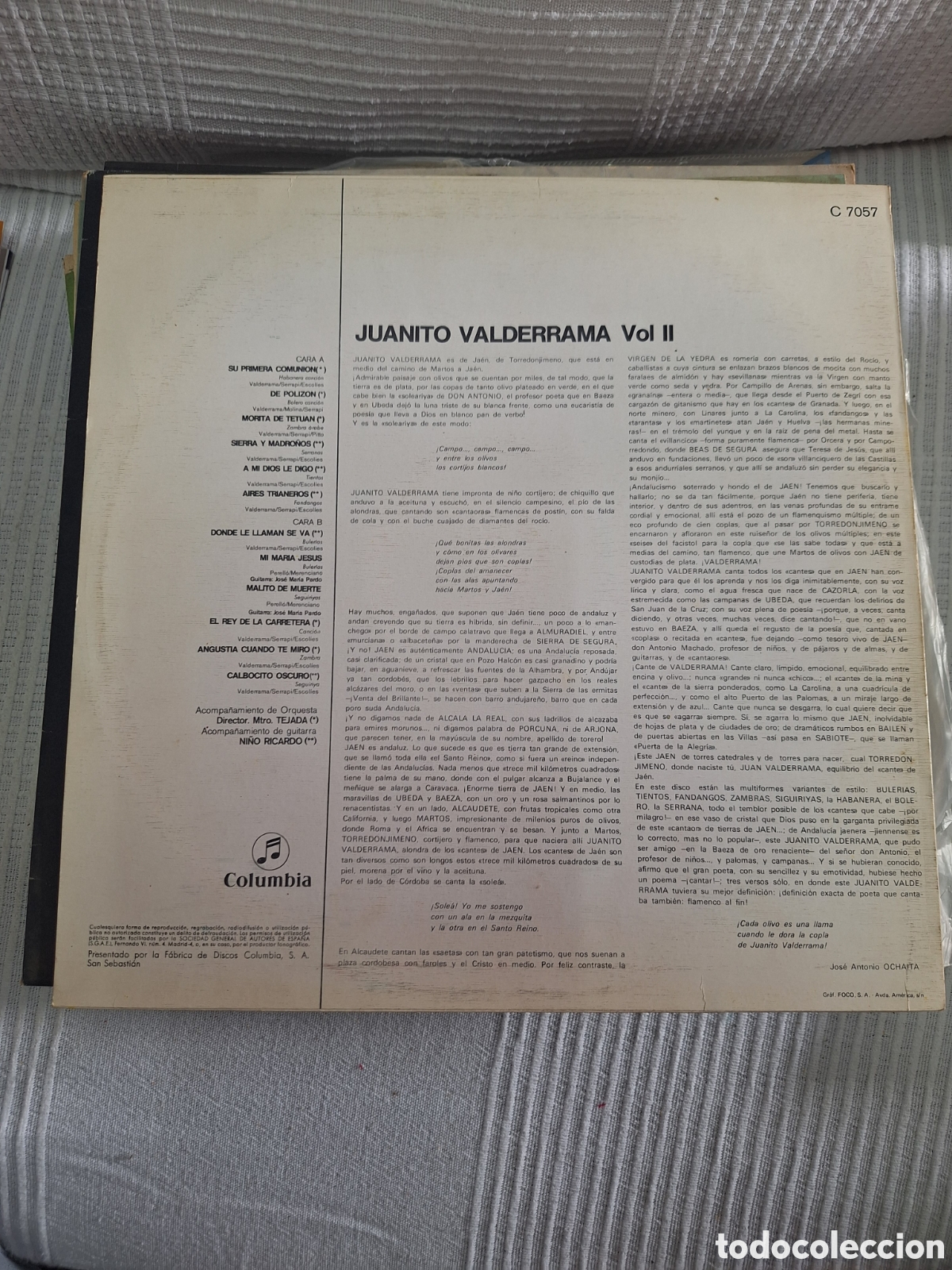 Discos de vinilo: Vinilo juanito valderrama - Foto 2