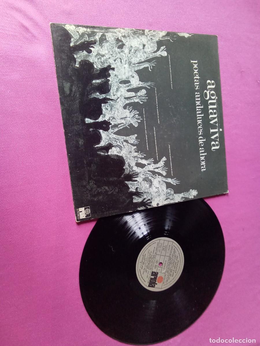 Discos de vinilo: AGUAVIVA POETAS ANDALUCES DE AHORA 1975 LP L31 3