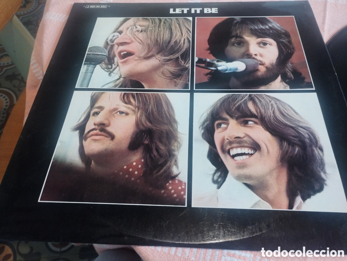 Discos de vinilo: Let It be dejalo as&iacute; The Beatles a&ntilde;o 1970 odeon muestra de promocion