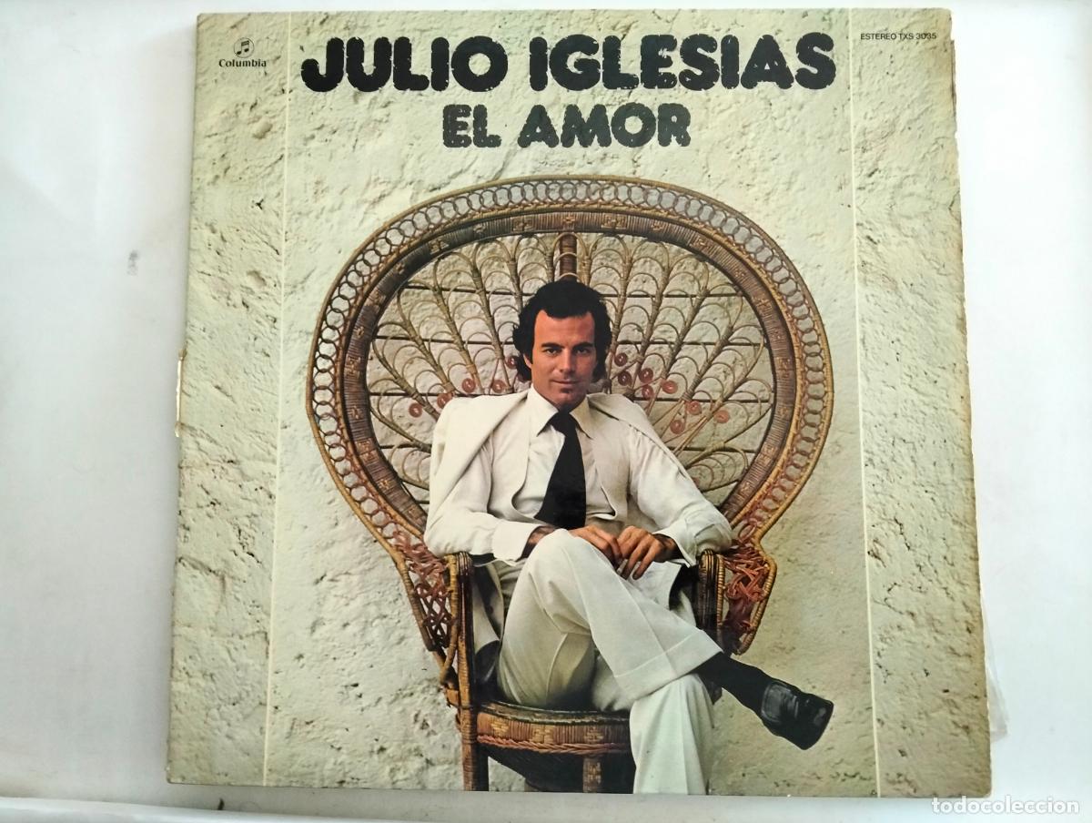 Discos de vinilo: JULIO IGLESIAS, DISCO LP EL AMOR, EDITADO COLUMBIA, A&Ntilde;O 1975