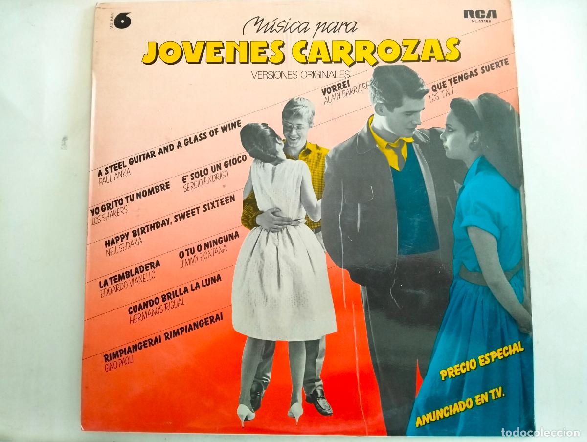 Discos de vinilo: MUSICA PARA JOVENES CARROZAS, DISCO LP, EDITADO RCA, A&Ntilde;O 1972