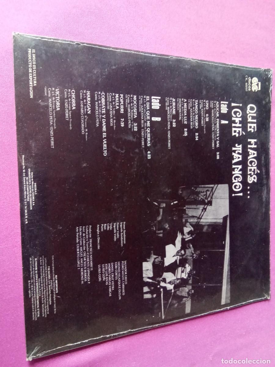 Discos de vinilo: QU&Eacute; HAC&Eacute;S CHE TANGO PRECINTADO LP L31 3 - Foto 2