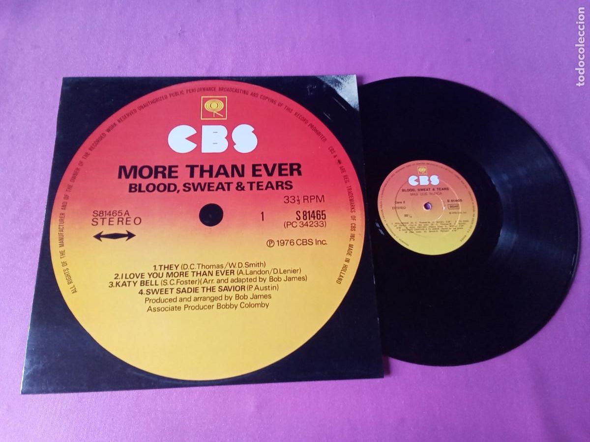 Discos de vinilo: BLOON SWEAT GEARS MAS QUE NUNCA 1976 LP L31 3