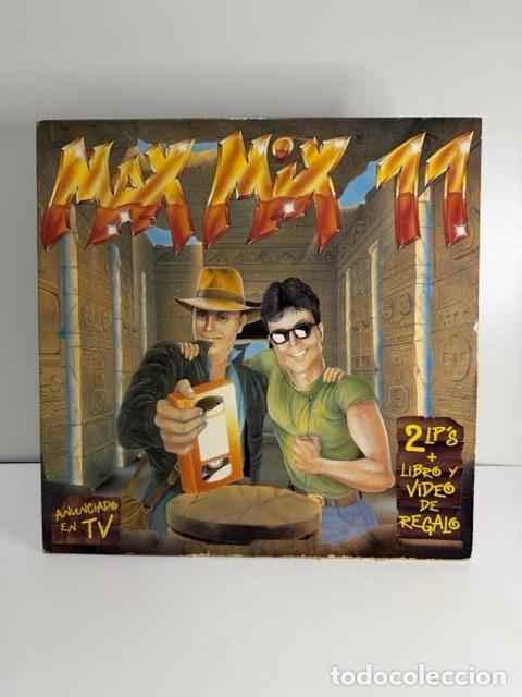 Discos de vinilo: MAX MIX 11 (LP) TONY PERET Y JOSE M&ordf; CASTELLS - A&Ntilde;O 1991 - DOBLE DISCO PORTADA ABIERTA