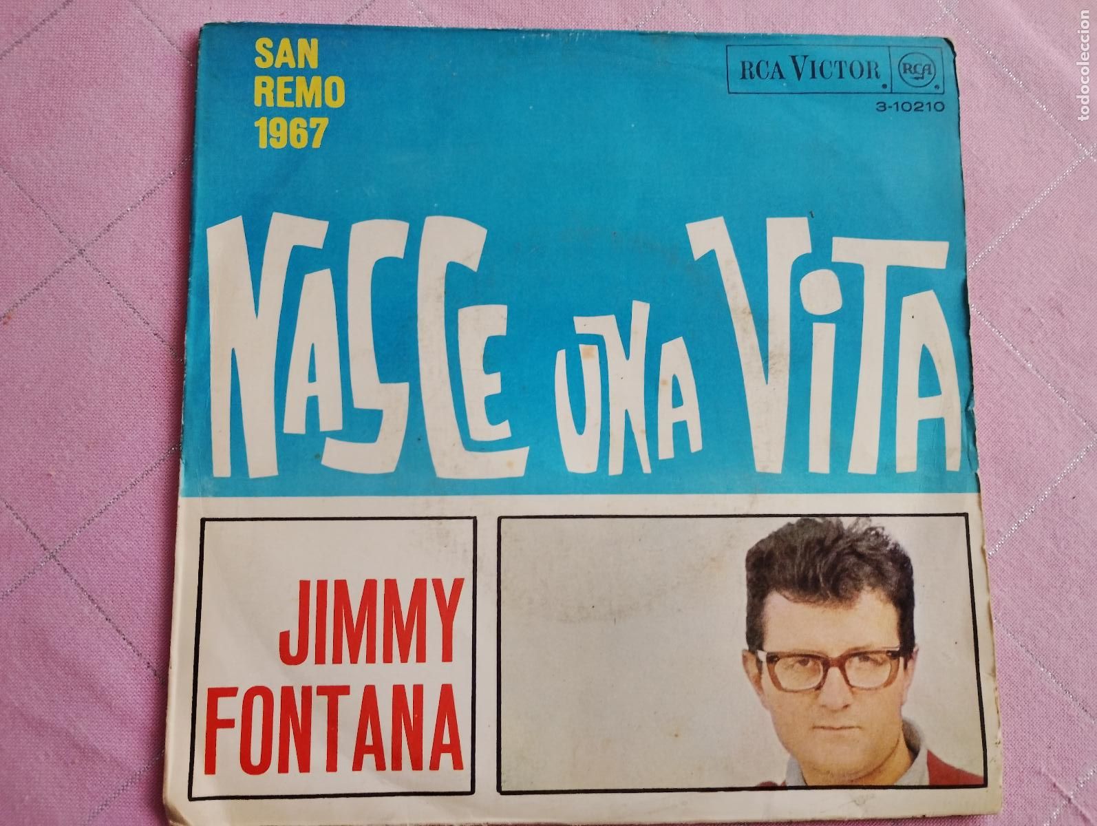 Discos de vinilo: Jimmy Fontana, Edoardo Vianello &lrm;&ndash; Nasce Una Vita 1966, ed espa&ntilde;ola