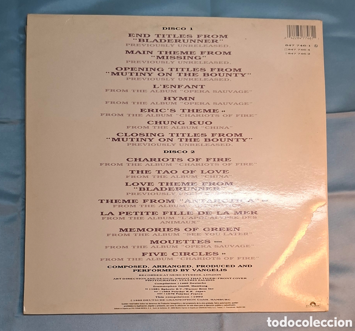 Discos de vinilo: Vinilo Vangelis The Best Of - Foto 2