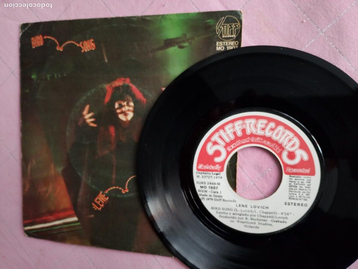 Discos de vinilo: Lene Lovich &lrm;&ndash; Bird Song ed espa&ntilde;ola 1979 - Foto 4