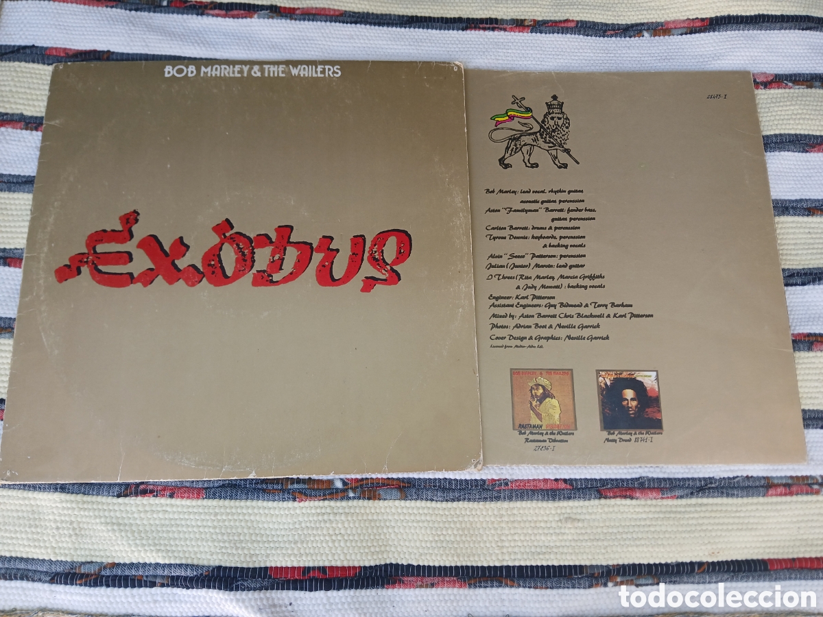 Discos de vinilo: LP BOB MARLEY EXODUS.