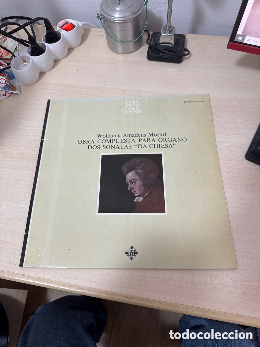 Discos de vinilo: DISCO VINILO WOLFGANG AMADEUS MOZART OBRA COMPUESTA PARA &Oacute;RGANO DOS SONATAS &ldquo;DA CHIESA&rdquo; 1975