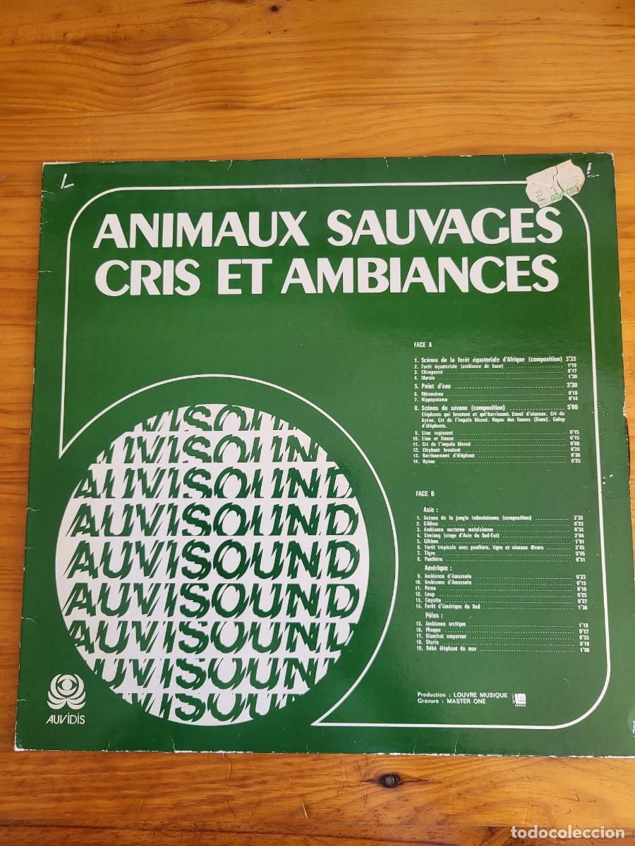 Discos de vinilo: ANIMAUX SAUVAGES CRIS ET AMBIANCES