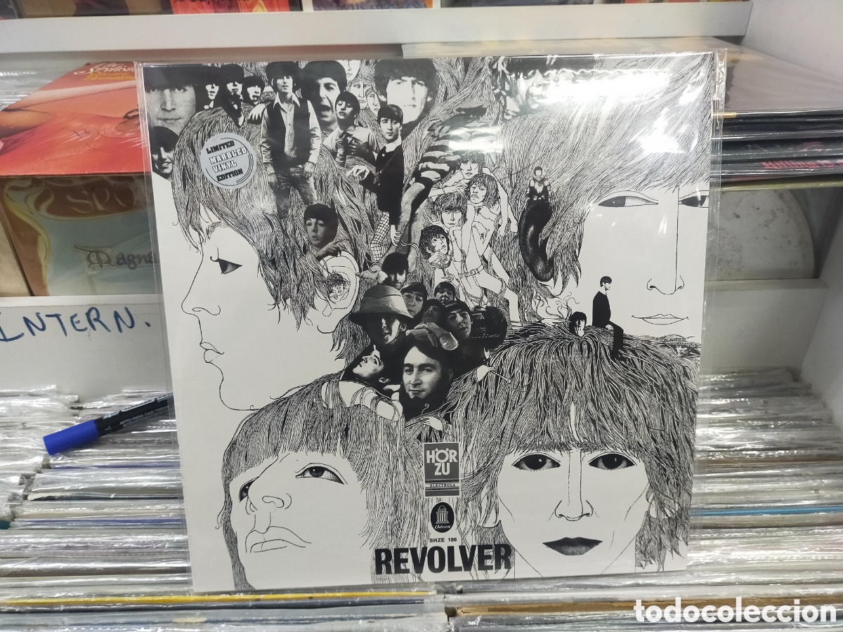 Discos de vinilo: Beatles lp revolver vinilo de color precintado