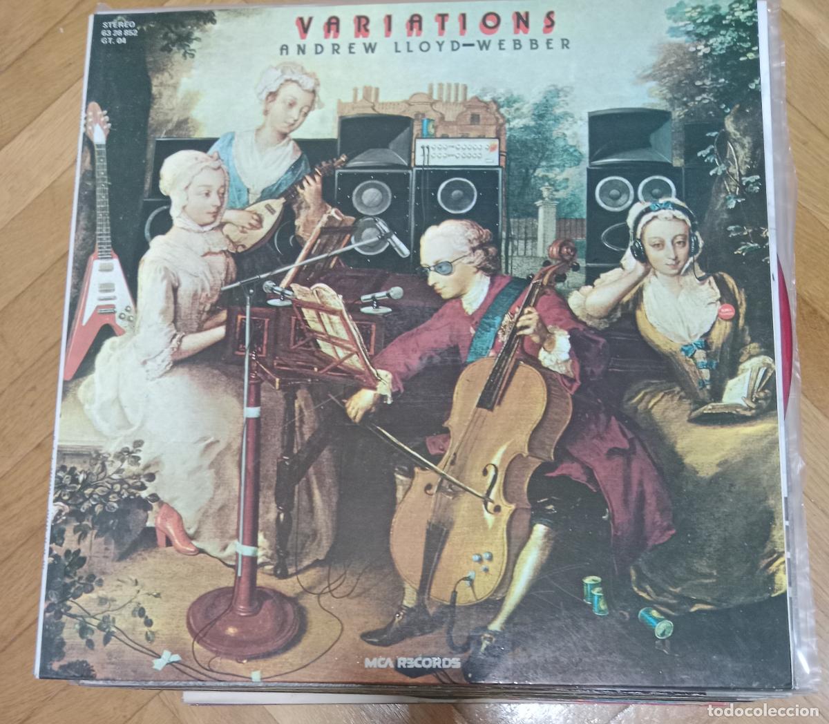 Discos de vinilo: Andrew Lloyd Webber &lrm;&ndash; Variations Lp Espa&ntilde;a 1978