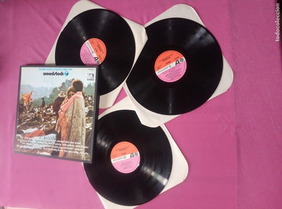 Discos de vinilo: WOODSTOCK TRIPLE 1970 LP L31 3