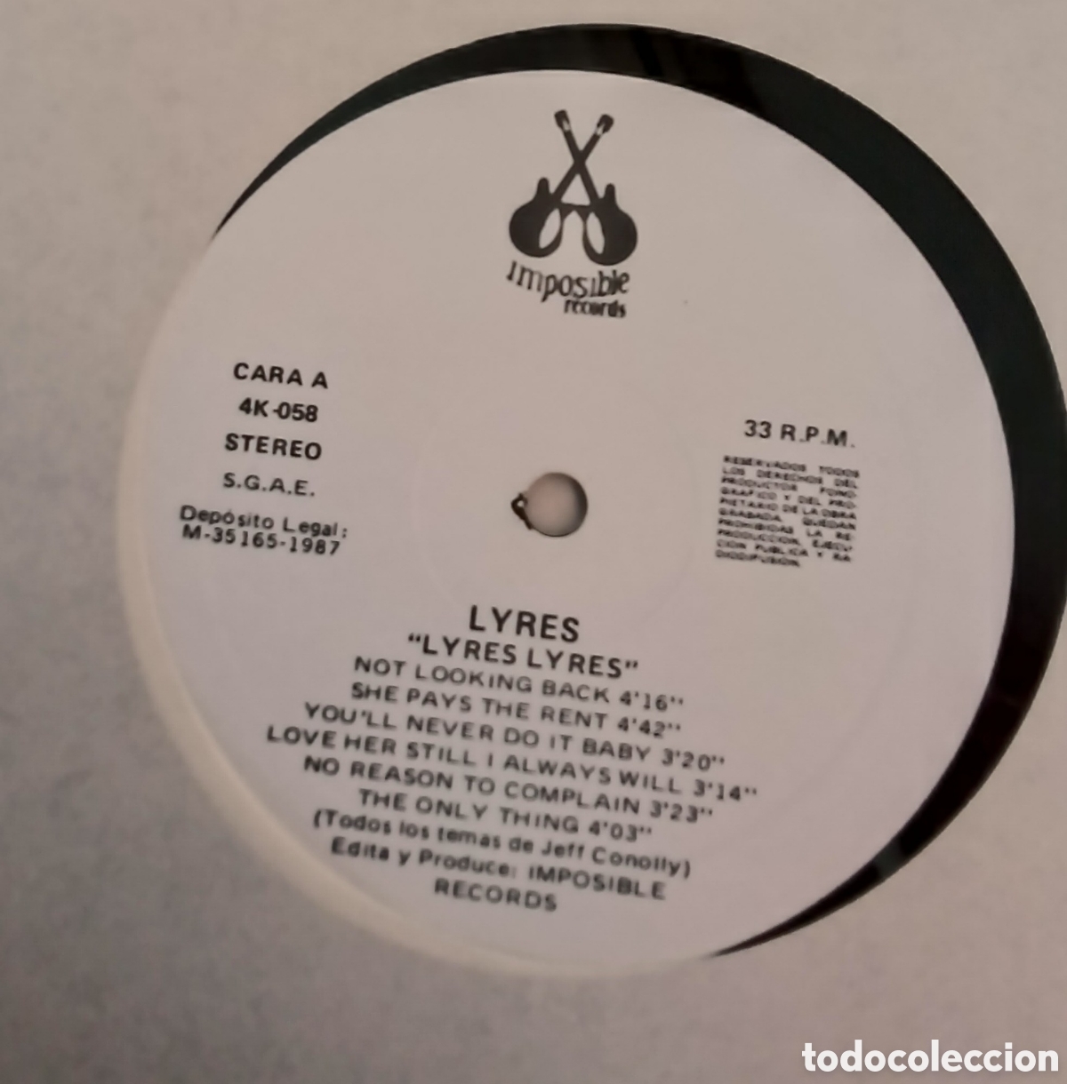 Discos de vinilo: LYRES Lires// 1987 Espa&ntilde;a IMPECABLE - Foto 2