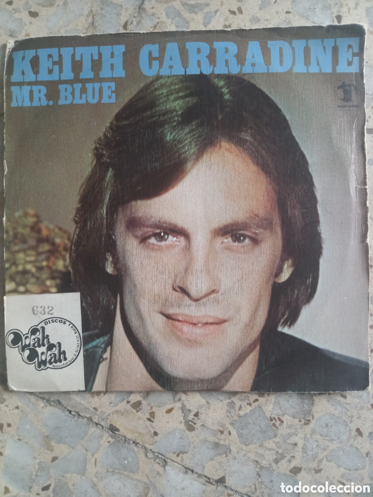 Vinyl records: SGL KEITH CARRADINE MR BLUE 1978