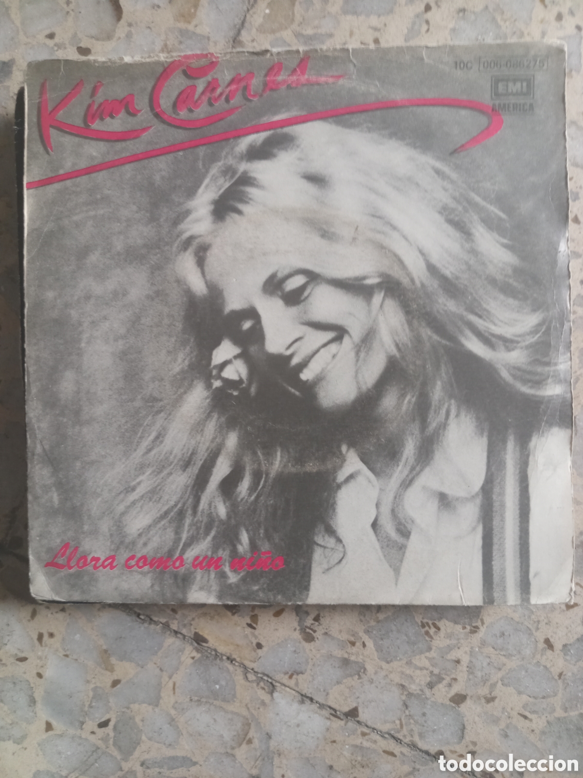 Discos de vinilo: SGL KIM CARNES LLORA COMO UN NI&Ntilde;O CRY LIKE A BABY 1980 PROMO