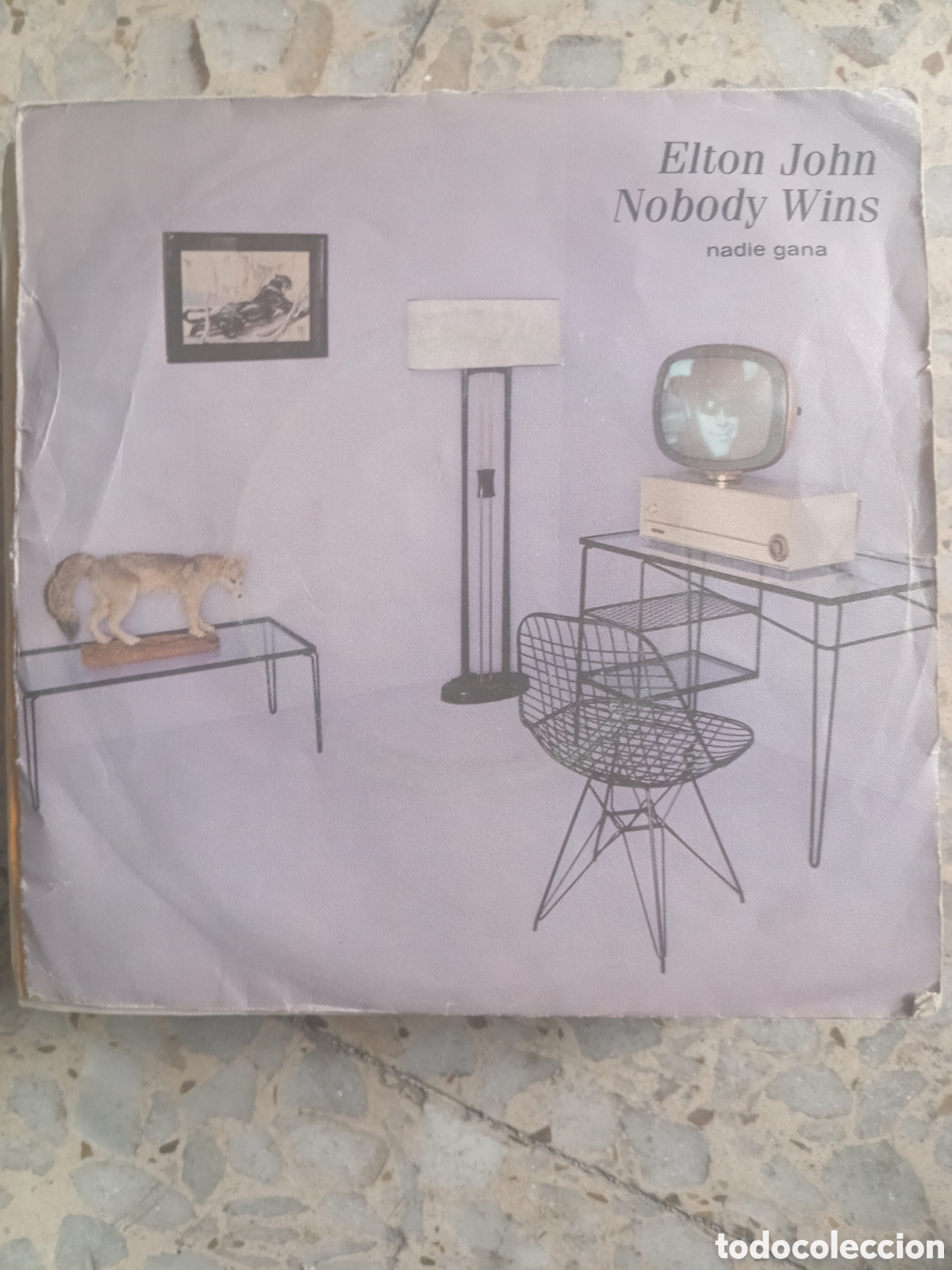 Discos de vinilo: SGL ELTON JOHN NOBODY WINS 1981 - Foto 1