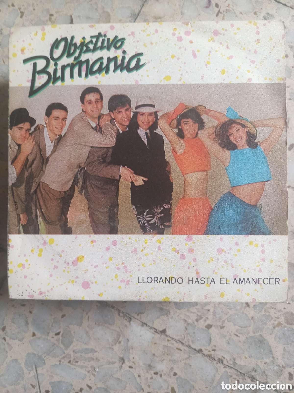 Discos de vinilo: SGL OBJETIVO BIRMANIA LLORANDO HASTA EL AMANECER 1985