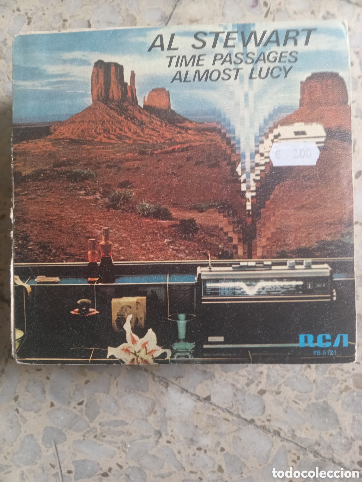 Discos de vinilo: SGL AL STEWART TIME PASSAGES 1978 PROMO - Foto 1