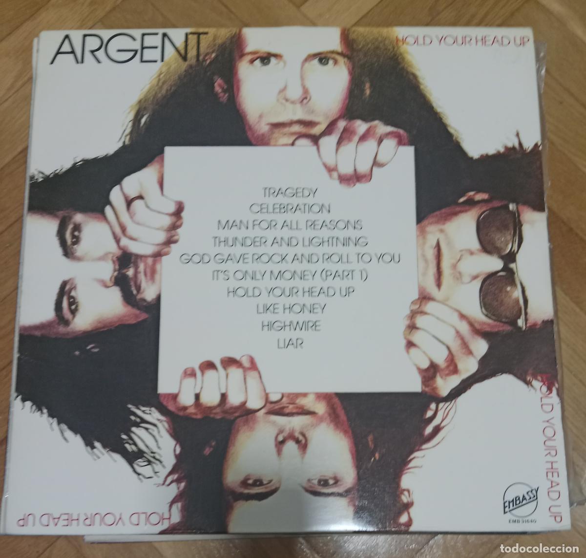 Discos de vinilo: Argent &lrm;&ndash; Hold Your Head Up Lp Paises Bajos 1978