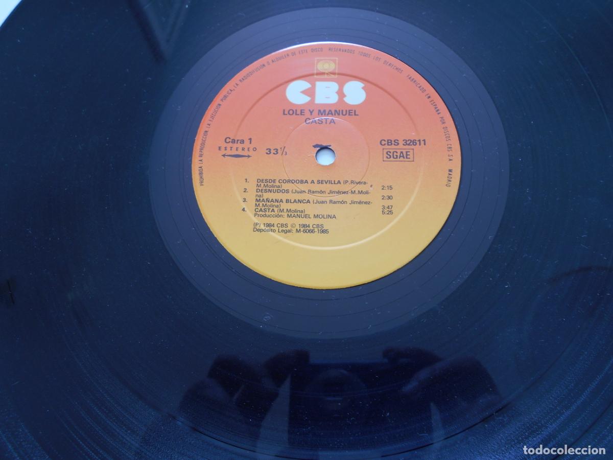 Discos de vinilo: LP LOLE Y MANUEL // CASTA - Foto 4