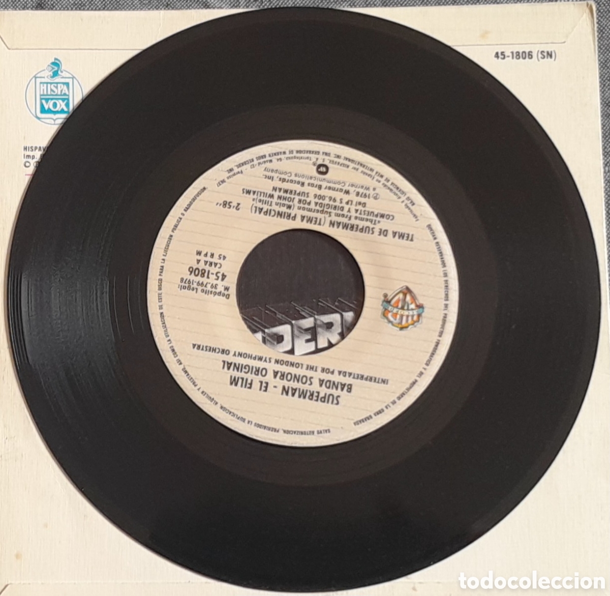 Discos de vinilo: SUPERMAN EL FILM - HISPAVOX 1978 - Foto 4