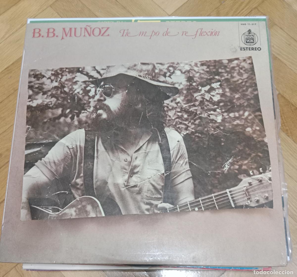 Discos de vinilo: B.B. Mu&ntilde;oz &lrm;&ndash; Tiempo De Reflexi&oacute;n Lp Espa&ntilde;a 1976