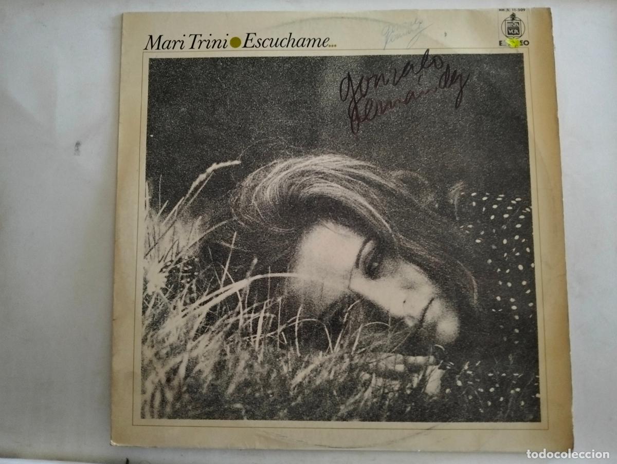 Discos de vinilo: MARI TRINI, DISCO LP ESCUCHAME, EDITADO HISPAVOX, A&Ntilde;O 1971
