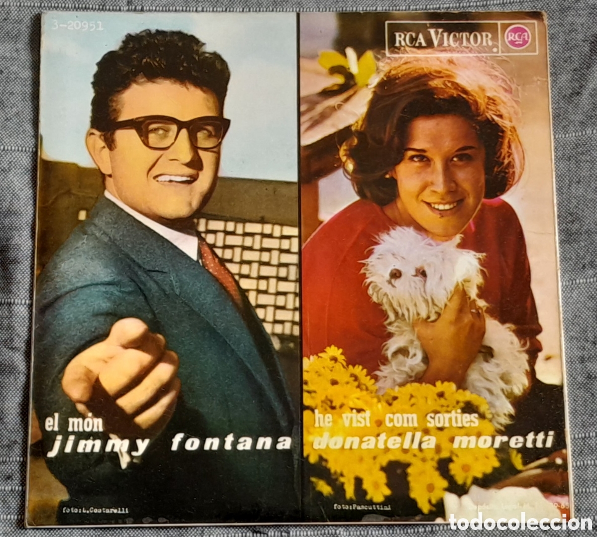 Discos de vinilo: JIMMY FONTANA - DONATELLA MORETTI - RITA PAVONE - GIANNI MORANDI (EP) 1965